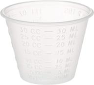 convenient 1 oz. plastic disposable medicine measuring cup - 250 count логотип