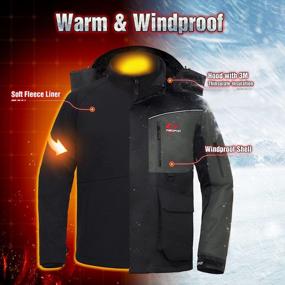 img 3 attached to Ice Fishing Jacket By Piscifun: Waterproof, Insulated And Floating For Cold Weather Fishing Conditions