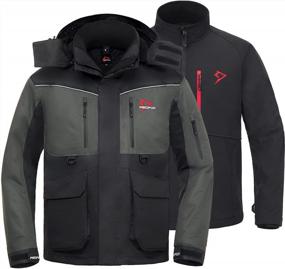 img 4 attached to Ice Fishing Jacket By Piscifun: Waterproof, Insulated And Floating For Cold Weather Fishing Conditions