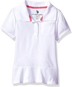 img 1 attached to 👚 Navy U S Polo Assn BBKE Girls' Clothing: Explore Tops, Tees & Blouses Collection