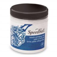 speedball water soluble block printing ink, white, 1 pound - 380819 logo