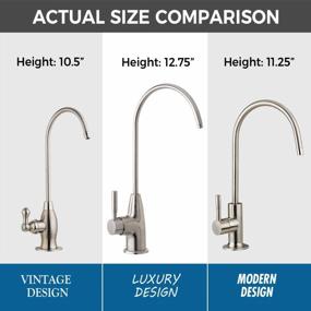 img 1 attached to Upgrade Your Kitchen With ISpring'S Lead-Free Reverse Osmosis Faucet In Brushed Nickel Finish
