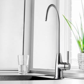 img 3 attached to Upgrade Your Kitchen With ISpring'S Lead-Free Reverse Osmosis Faucet In Brushed Nickel Finish