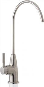 img 4 attached to Upgrade Your Kitchen With ISpring'S Lead-Free Reverse Osmosis Faucet In Brushed Nickel Finish