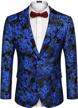 make a statement at your next event with coofandy's men's floral tuxedo jacket logo