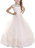 beautiful abaowedding ball gown lace up flower first communion girl dresses logo