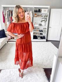 img 3 attached to 👗 KIRUNDO Women's Clothing: Summer Off-Shoulder Dresses