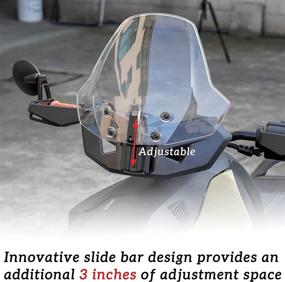 img 2 attached to 🔍 Enhance Your Can-Am Ryker with SAUTVS Translucent Hard Coated Front Windshield - Perfect Fit for All Models (1PCS, Replace #219401032)