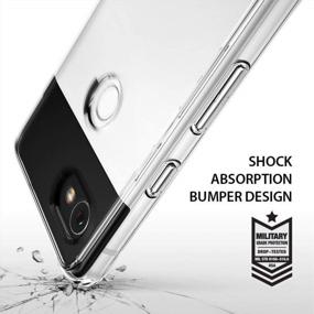 img 1 attached to Google Pixel 2 XL Phone Case Ringke Fusion Crystal Transparent Drop Protection Cover Clear