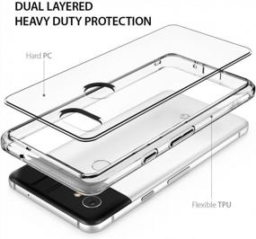 img 3 attached to Google Pixel 2 XL Phone Case Ringke Fusion Crystal Transparent Drop Protection Cover Clear
