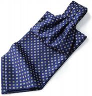 stylish hisdern polka dot and paisley ascot ties for men - perfect for weddings and parties логотип