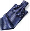 stylish hisdern polka dot and paisley ascot ties for men - perfect for weddings and parties logo