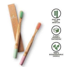 img 2 attached to Eco-Friendly, Biodegradable, and Compostable Toothbrushes for Sustainable Oral Care