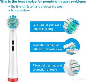 img 1 attached to 🔋 Enhanced Performance Electric Toothbrush Replacement with Standard Compatibility