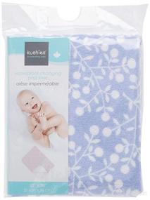 img 4 attached to Kushies Baby Terry Cloth Deluxe Change Pad in Lilac Berries