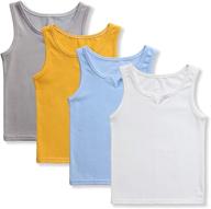 👕 toddler undershirts for boys - breathable clothing by gleaming grain in tops, tees & shirts logo