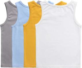 img 3 attached to 👕 Toddler Undershirts for Boys - Breathable Clothing by GLEAMING GRAIN in Tops, Tees & Shirts