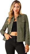 allegra womens pockets vintage trucker women's clothing via coats, jackets & vests logo