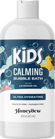 img 4 attached to 🛀 Lavender Bubble Bath for Kids with Aloe - Soothing Sudsy Bath with Aromatherapy Oils, Enriched with Nourishing Aloe Vera and Vitamin E