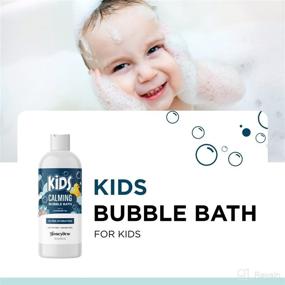 img 1 attached to 🛀 Lavender Bubble Bath for Kids with Aloe - Soothing Sudsy Bath with Aromatherapy Oils, Enriched with Nourishing Aloe Vera and Vitamin E