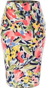 img 4 attached to Classic Bodycon Pencil Skirt For Women: A Perfect Casual Wear By MixMatchy