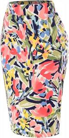 img 3 attached to Classic Bodycon Pencil Skirt For Women: A Perfect Casual Wear By MixMatchy