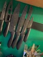 img 1 attached to 16-Inch Stainless Steel Magnetic Knife Strip For Wall Mounting - Powerful Knife Holder And Organizer For Secure Knife Storage And Display In Kitchen - Multipurpose Bar For Hanging Knives (Black) review by Reginald Holman