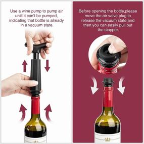 img 2 attached to Get Ready For Festive Celebrations With Mafiti Wine Stopper Gift Set - Perfect For Christmas, Birthdays, Father'S Day And More!