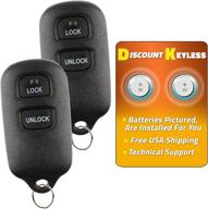 toyota keyless remote bab237131 056 08191 00922 interior accessories logo