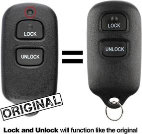 img 1 attached to Toyota Keyless Remote BAB237131 056 08191 00922 Interior Accessories