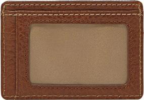 img 2 attached to Fossil Mens Leather Wallet Brown Men's Accessories : Wallets, Card Cases & Money Organizers