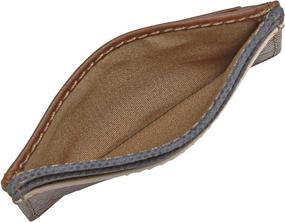 img 1 attached to Fossil Mens Leather Wallet Brown Men's Accessories : Wallets, Card Cases & Money Organizers