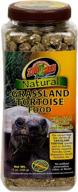 🐢 zoo med natural tortoise food - 15-ounce grassland blend for optimal nutrition logo