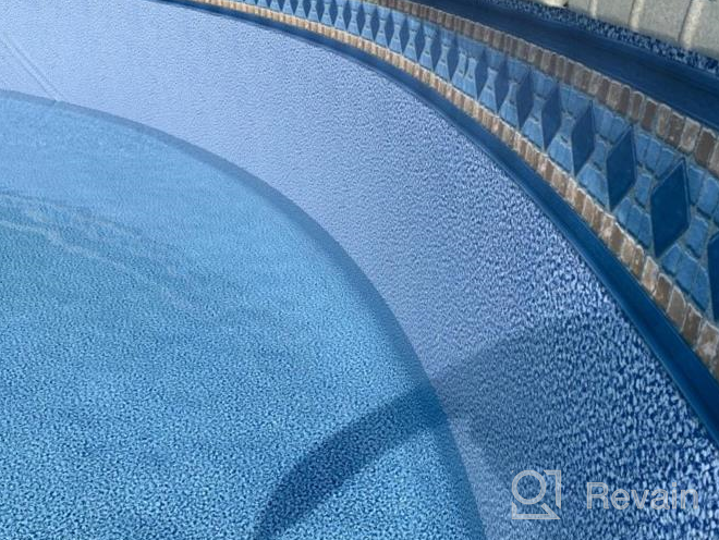 img 1 attached to Smartline Pacific Ice 30-Foot Round UniBead Liner - 25 Gauge Virgin Vinyl, Durable For Steel Sided Above-Ground Pools review by Corey Harris