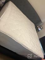 img 1 attached to Stay Cool And Comfortable With GRT Bamboo Full Size Mattress Pad Cover - Thick, Quilted, And Breathable review by Ray Adair