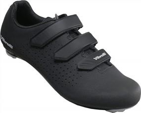 img 4 attached to Vibrelli Men'S Cycling Shoes Road - Look, Shimano, Delta, Keo Compatible - Indoor Cycle Bike Shoes W/ SPD & SPD-SL Cleats