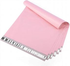 img 4 attached to 200 Sakura Pink Metronic Poly Mailers - Large, Waterproof Shipping Bags For Small Businesses