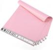 200 sakura pink metronic poly mailers - large, waterproof shipping bags for small businesses logo