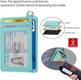 img 2 attached to Efficiently Secure Your Cards With EcoVision'S RFID Blocking Minimalist Front Pocket Wallet For Men And Women