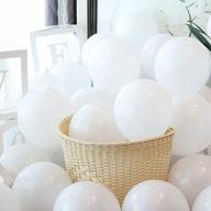 120 белых 5-дюймовых латексных мини-воздушных шаров для вечеринок - идеально подходит для любого случая! логотип