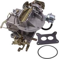 🚗 waverspeed 2-barrel carburetor for ford 289 302 351 cu f100 f250 f350 mustang comet & jeep wagoneer 1964-1978 360 cu engine - electric choke, 2100 2150 compatible logo