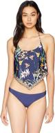 👙 trina turk handkerchief tankini swimsuit - women's clothing for beach and pool logo
