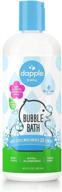 dapple baby fragrance free baby bubble bath - hypoallergenic & plant based - tear free bubble bath for kids with sensitive skin - 16.9 fl oz bottle logo