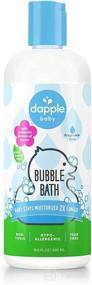img 4 attached to Dapple Baby Fragrance Free Baby Bubble Bath - Hypoallergenic & Plant Based - Tear Free Bubble Bath for Kids with Sensitive Skin - 16.9 Fl Oz Bottle
