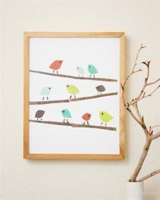 img 3 attached to 🦊 Nature Animal Collection: Set of Four Children's Wall Art Prints, 8x10 Size - Forest Nursery, Gender Neutral Decor with Bear, Deer, Owl, and Fox - Woodland Nursery, Kids Room, Baby Room Decor