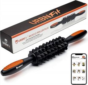 img 4 attached to Deep Tissue Muscle Roller Massage Stick By URBNFit - Ideal For Athletes, Yoga, Physical Therapy, And Recovery From Sore Muscles - Includes Free Workout Guide