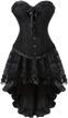 unleash your gothic side with kranchungel's steampunk corset skirt renaissance dress logo