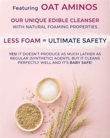 img 1 attached to 👶 All Natural Baby Wash and Shampoo - 100% Edible Ingredients - Organic Lavender Essential Oil (Fragrance Free) – 13.52 fl. oz - Gentle for Sensitive Skin - Non Toxic - Tear Free