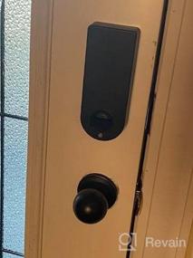 img 7 attached to HARFO Electronic Keypad Deadbolt Door Lock With Handle Set, Fingerprint Smart Digital Entry Lock, Aged Bronze Finish