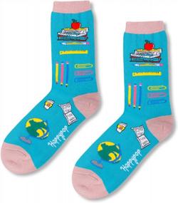 img 1 attached to Unique Gifts For Dentist Nurse Doctor Book Pineapple Lovers: HAPPYPOP Teeth Socks!